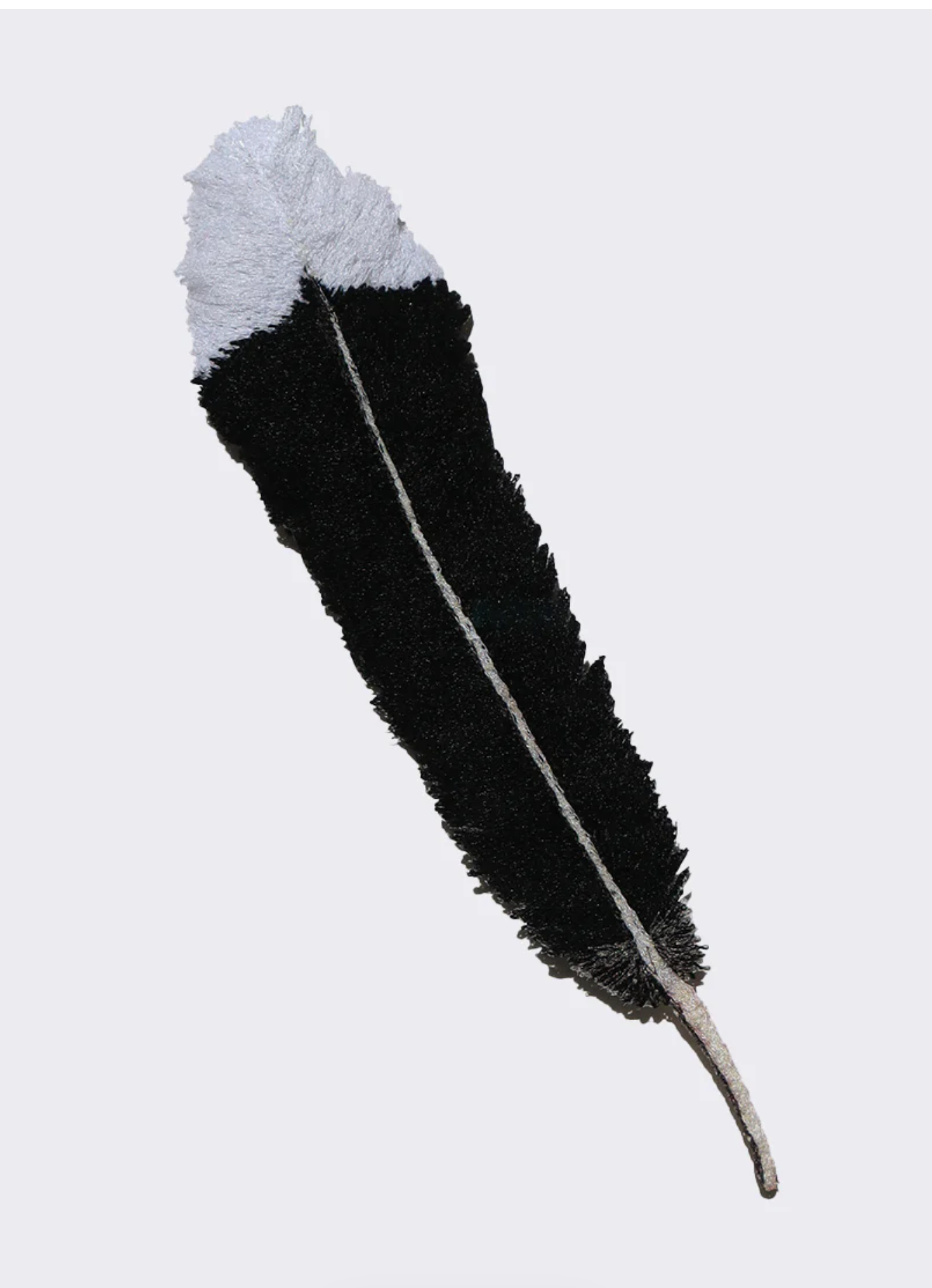 Huia feather 3D Thread Sculpture #4.