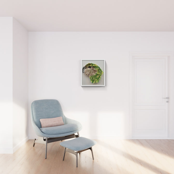 Kakapo 3D Thread Sculpture.