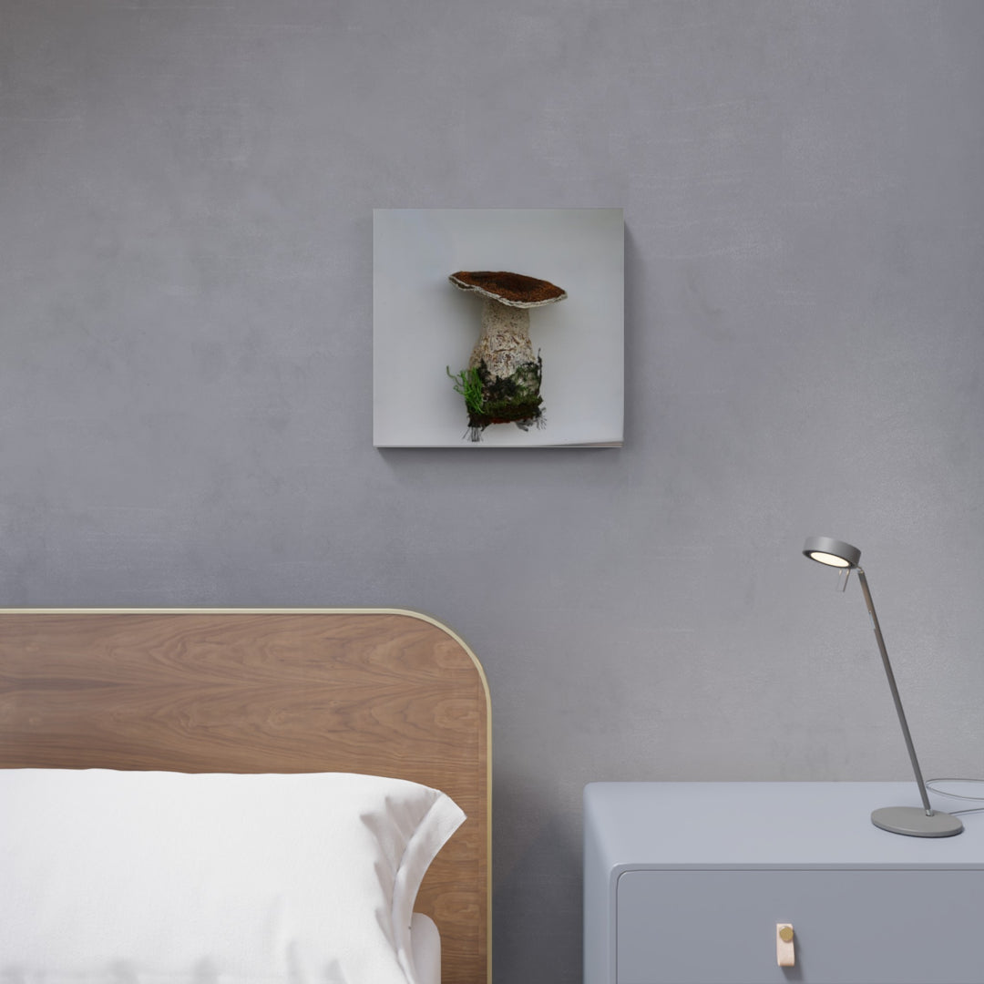 Birch Bolete fungi  3D Thread Sculpture.