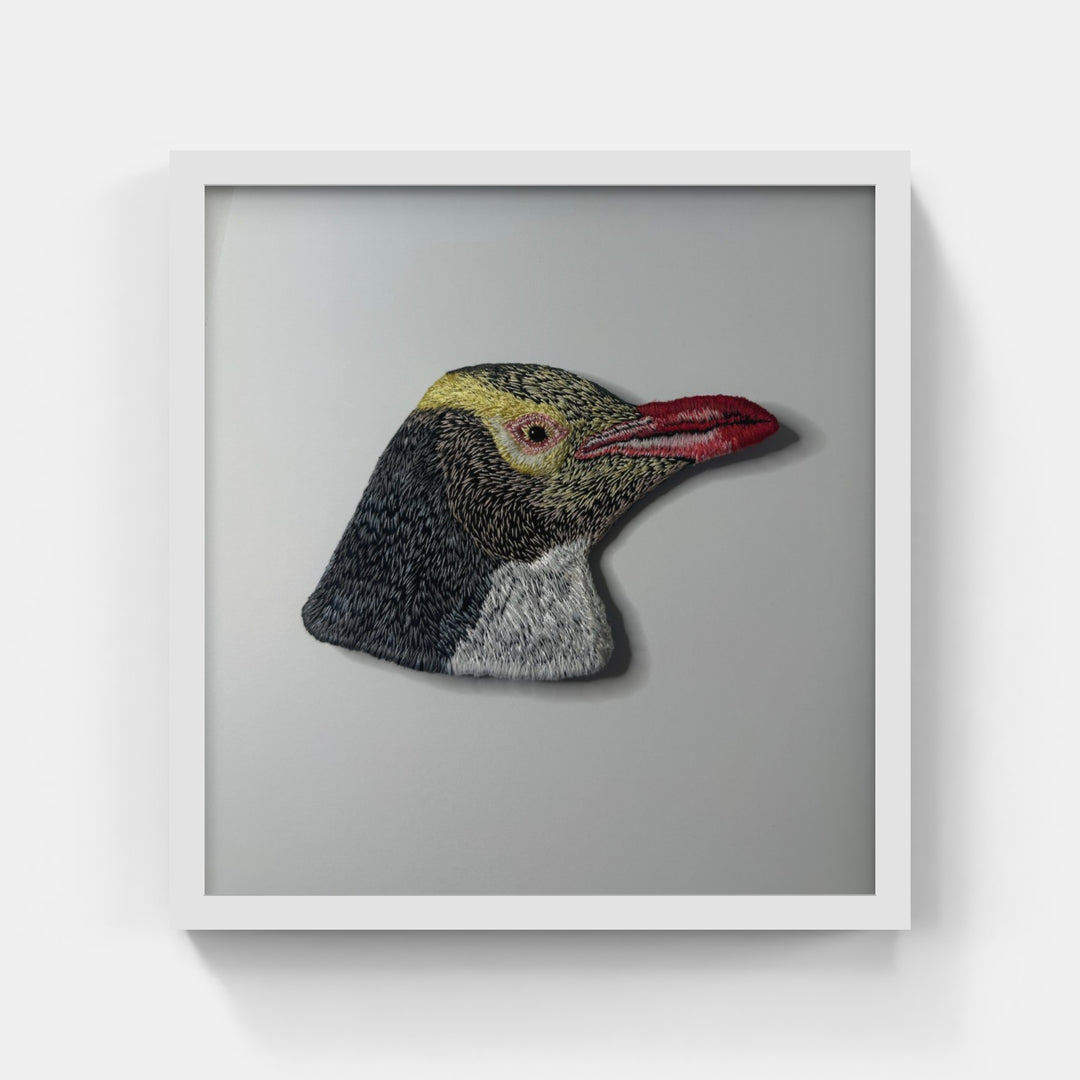 Yellow eyed penguin 'Hoiho'  3D Thread Sculpture #2.