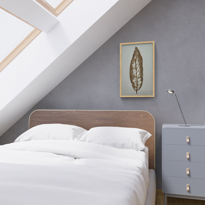 Mahoe Leaf 3D Thread Sculpture #2.