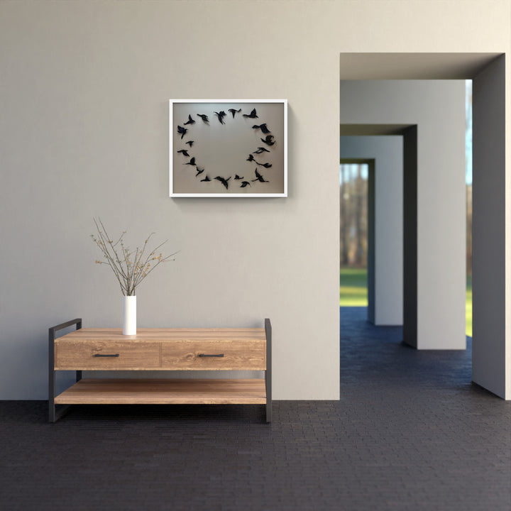 Dance of the Tui 3D Thread Sculpture #2.