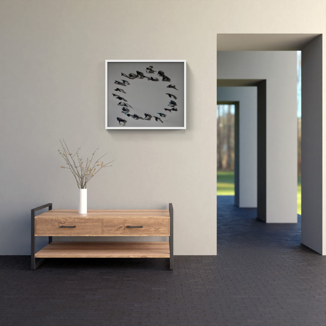 Dance of the Tui 3D Thread Sculpture #3.