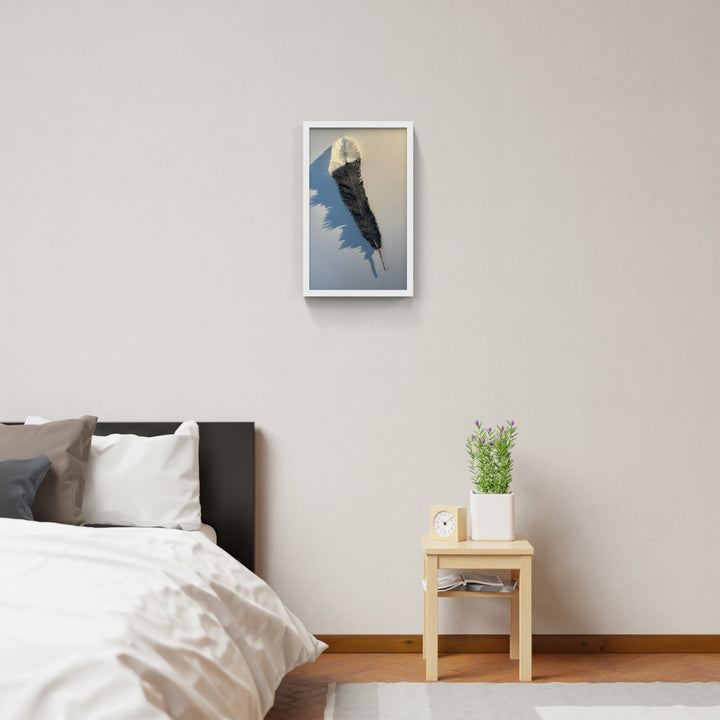 Huia feather 3D Thread Sculpture #5.