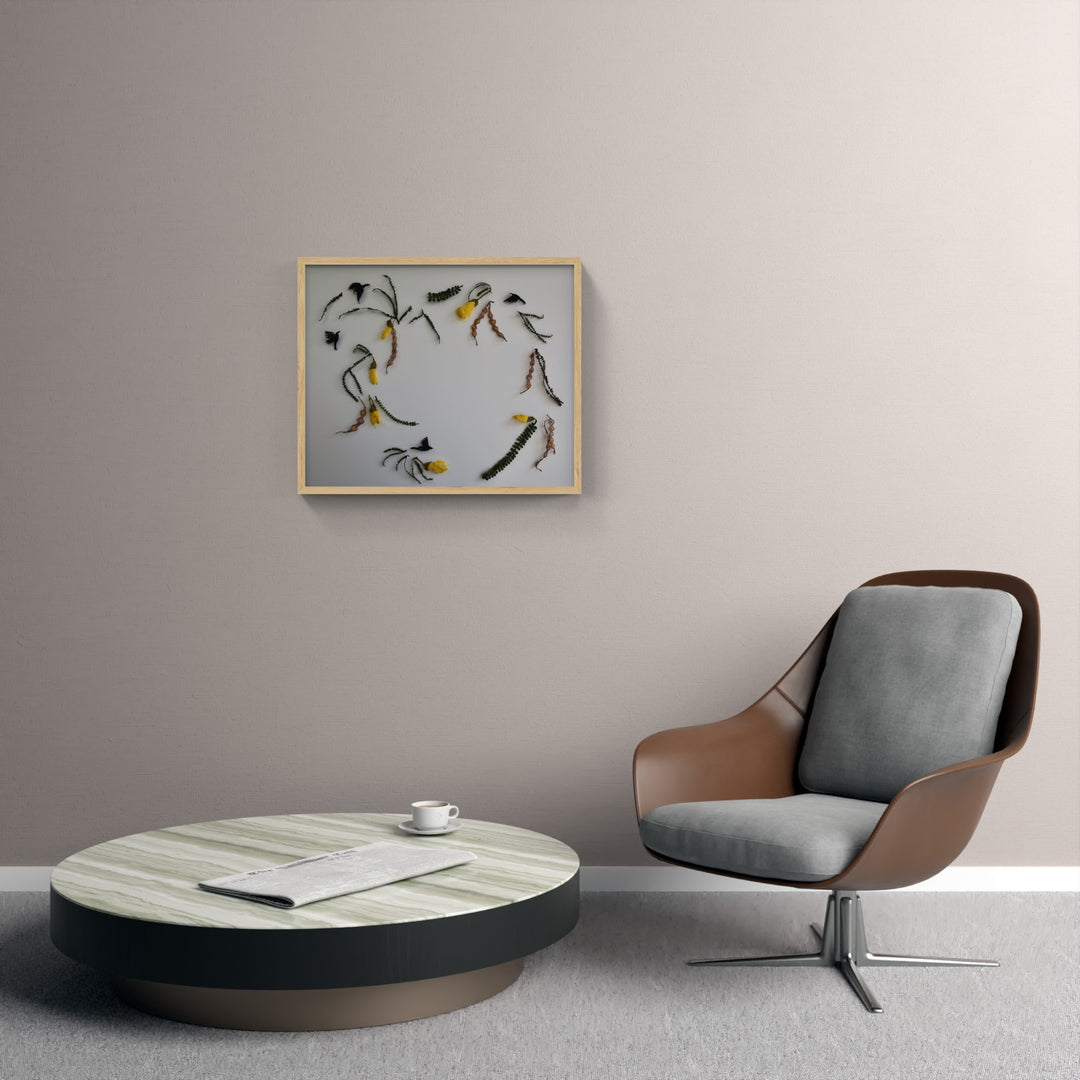 Springtime Kōwhai 3D Thread Sculpture