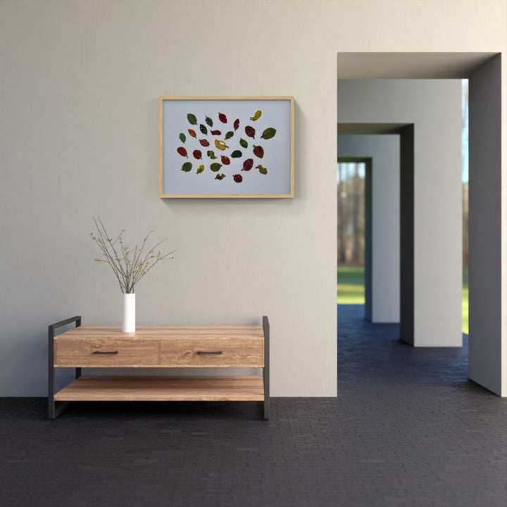 Northern Rata leaves 3D Thread Sculpture.