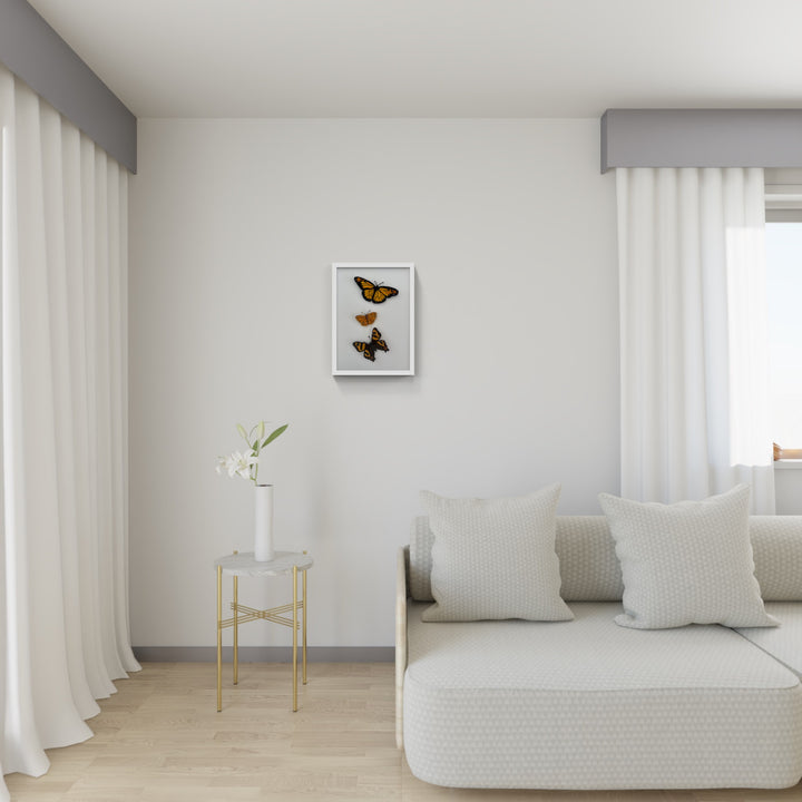 Butterflies of New Zealand 3D Thread Sculpture. (private commission).