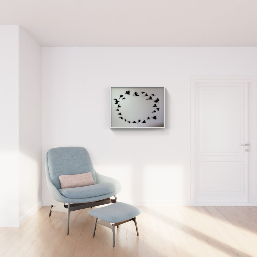 Dance of the Tui 3D Thread Sculpture #5.