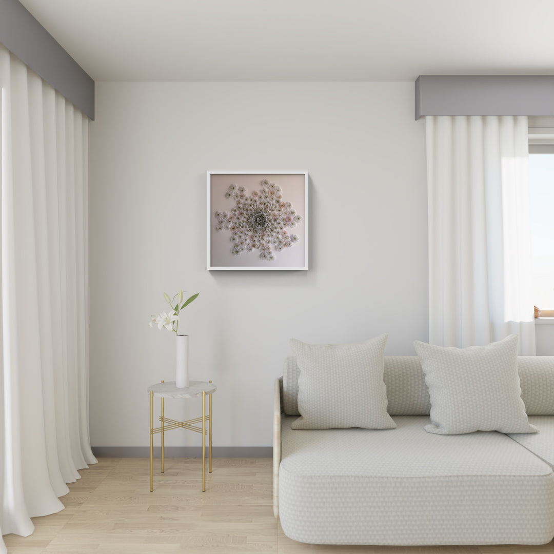 Queen Anne's lace #4. 3D Thread Sculpture.