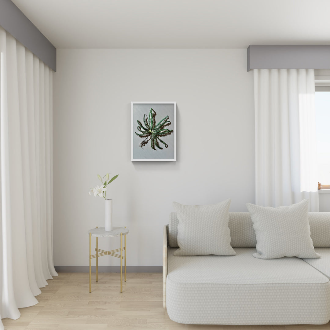 Umbrella Fern 3D Thread Sculpture.