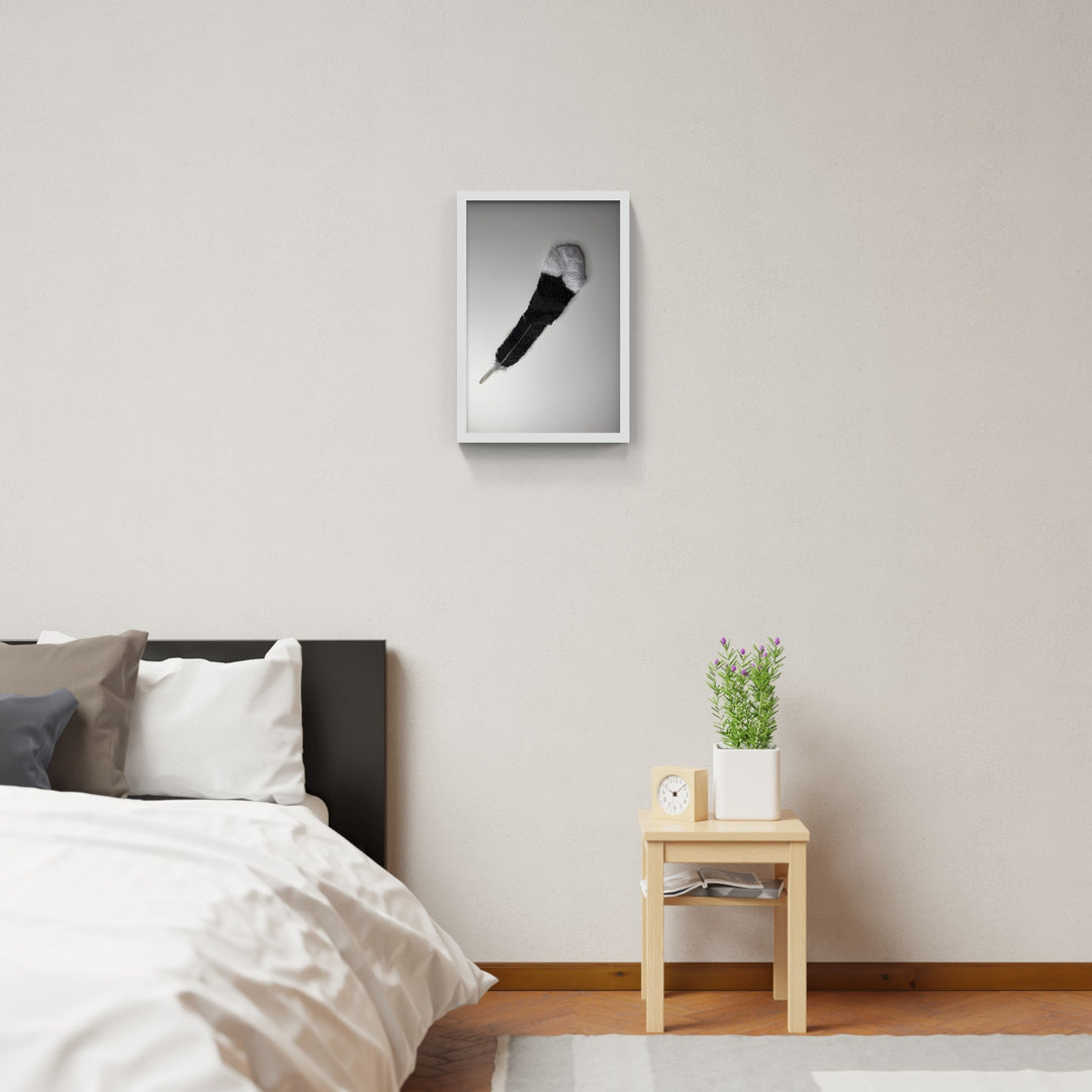 Huia feather 3D Thread Sculpture #7.