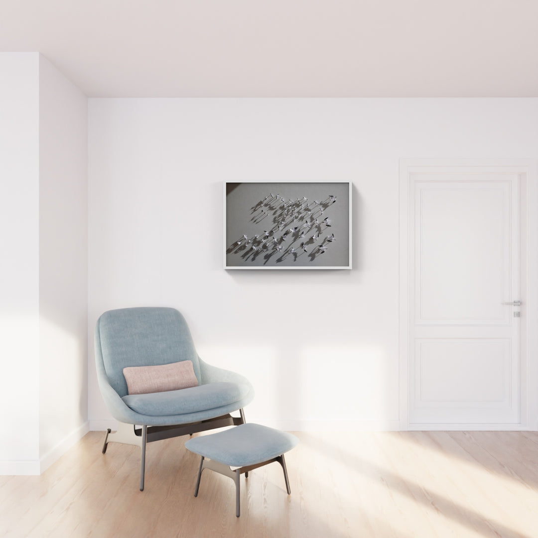 Insatiable Gannets 3D Thread Sculpture. #2