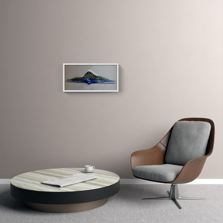 Mount Taranaki 3D Thread Sculpture. #2.