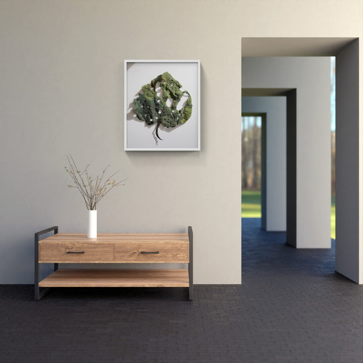 Giant Kawakawa Leaf 3D Thread Sculpture #8.