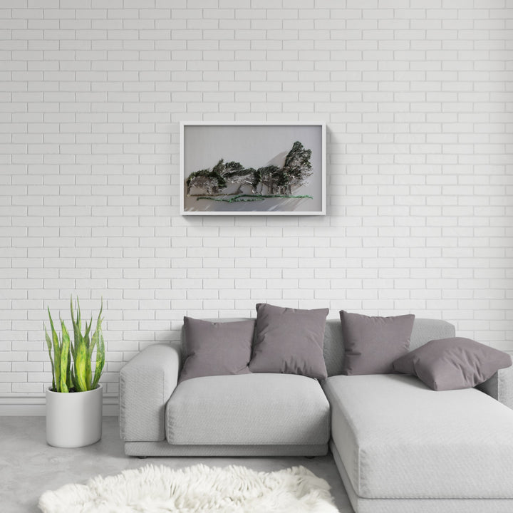 Windswept Kanuka - Slope Point. 3D Thread Sculpture.