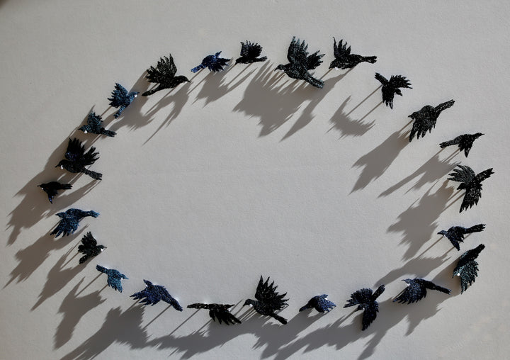 Dance of the Tui 3D Thread Sculpture #8.