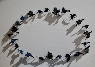 Dance of the Tui 3D Thread Sculpture #8.