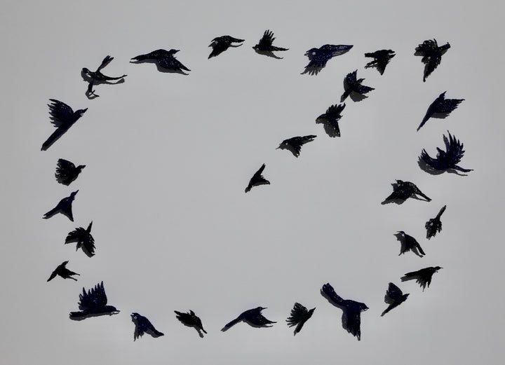 Dance of the Tui 3D Thread Sculpture #6.