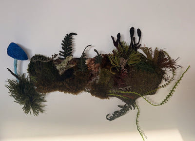 Forest Floor 3D Thread Sculpture.