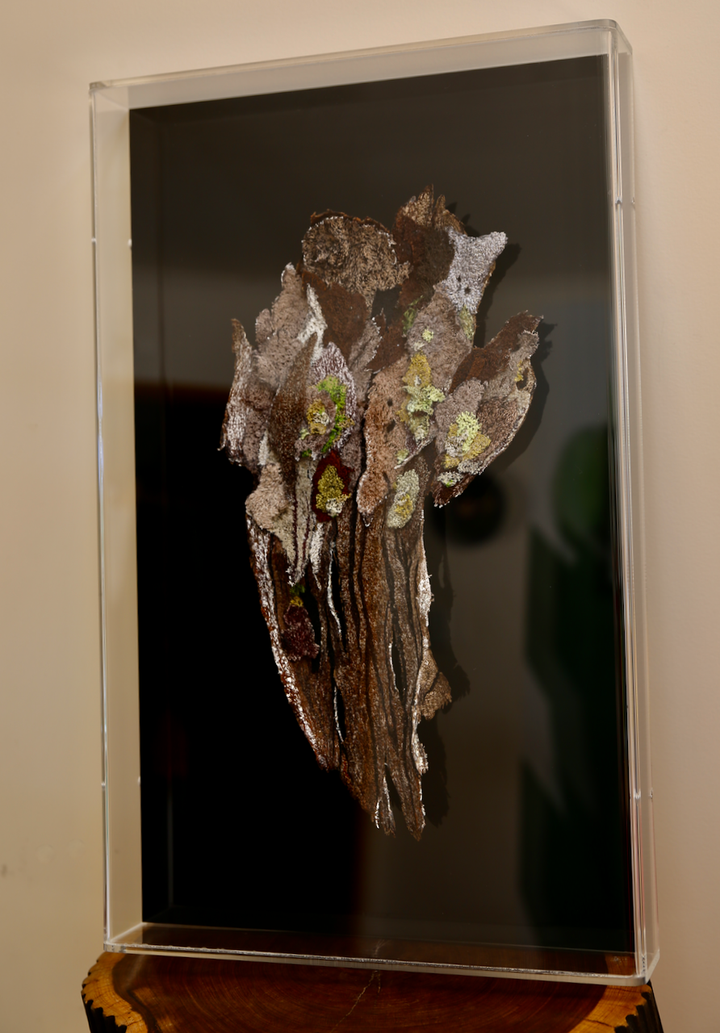 Grey ironbark 3D Thread Sculpture.