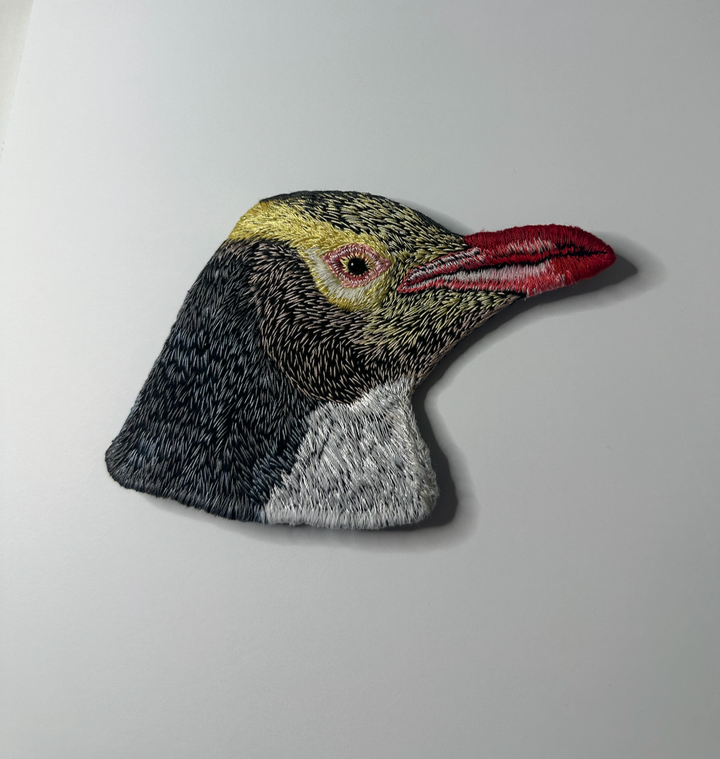 Yellow eyed penguin 'Hoiho'  3D Thread Sculpture #2.
