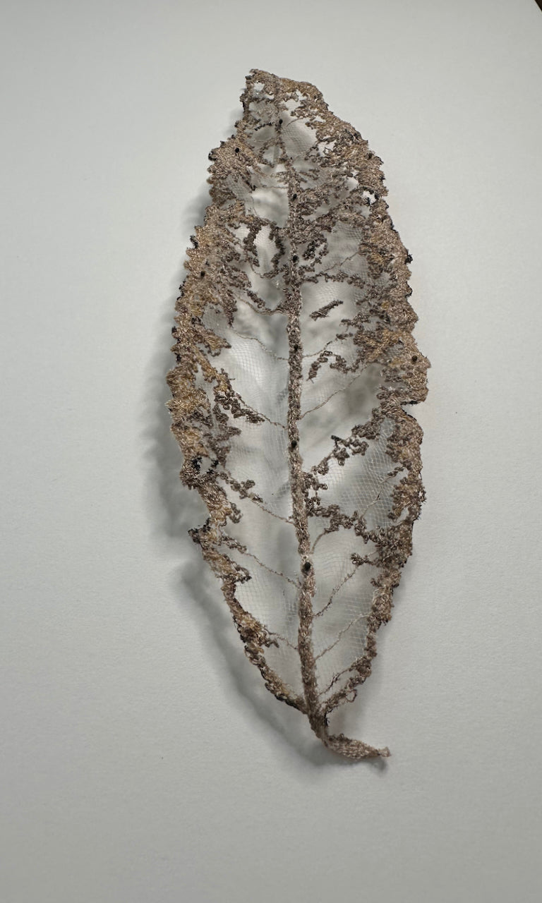 Mahoe Leaf 3D Thread Sculpture #1