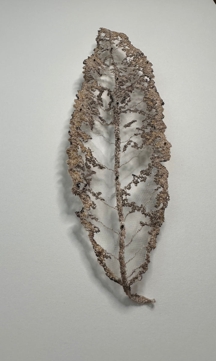 Mahoe Leaf 3D Thread Sculpture #1