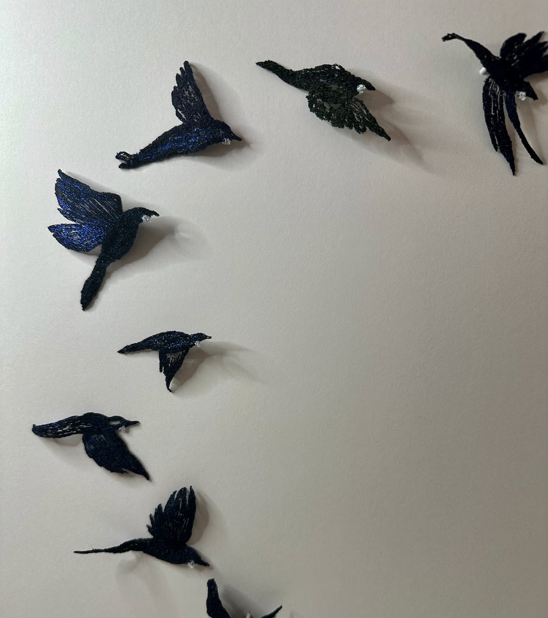 Dance of the Tui 3D Thread Sculpture #2.