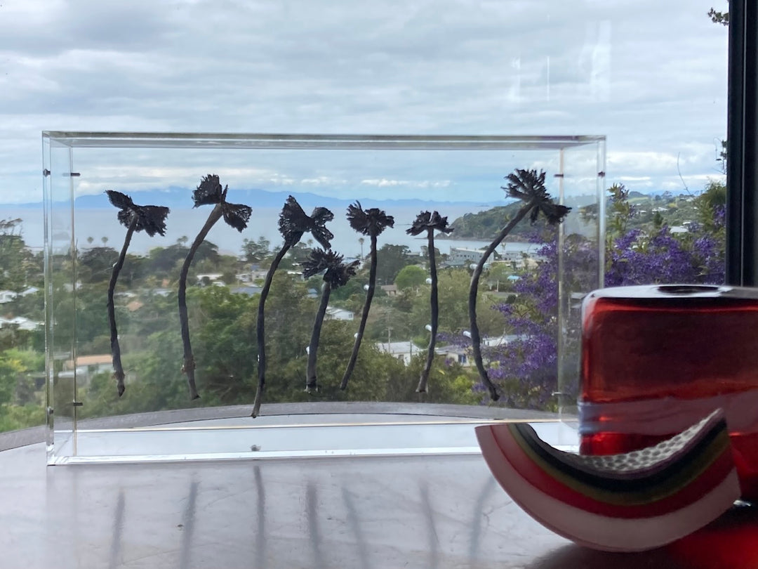 Inkcap Fungi 3D Thread Sculpture (commission)