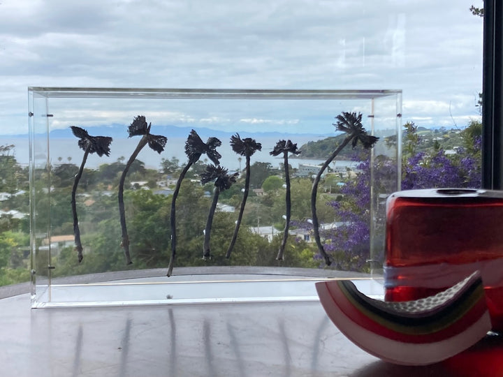 Inkcap Fungi 3D Thread Sculpture (commission)