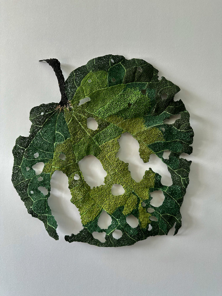Giant Kawakawa Leaf 3D Thread Sculpture #5.