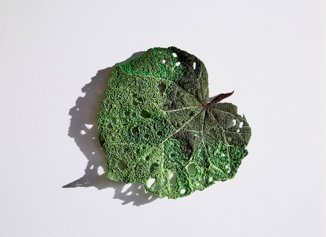 Kawakawa Leaf 3D Thread Sculpture #6 (commission).
