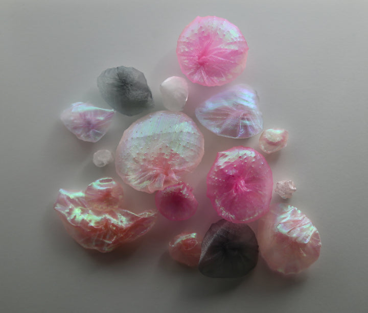 New Zealand Shells.  3D Fabric Sculpture.