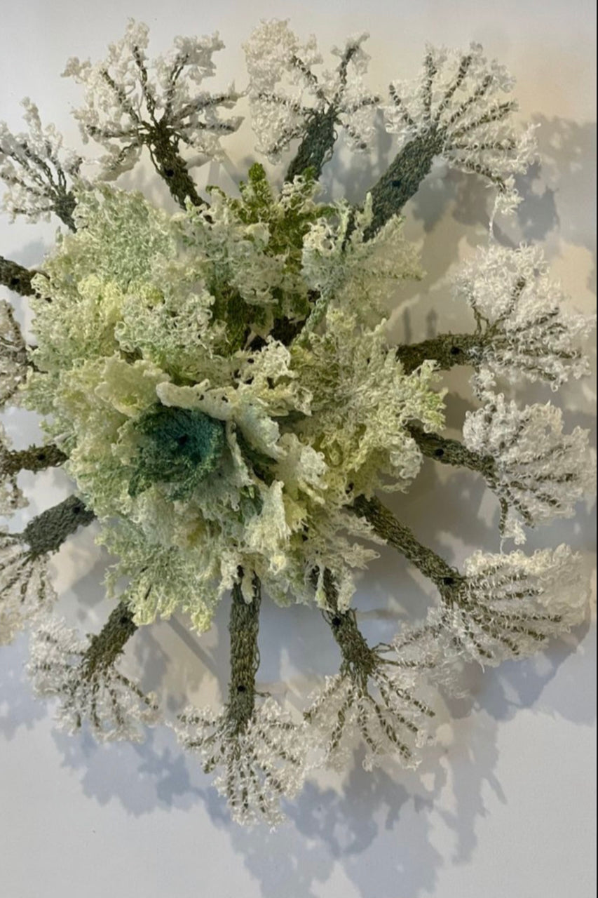 Queen Anne's lace 3D Thread Sculpture #2.
