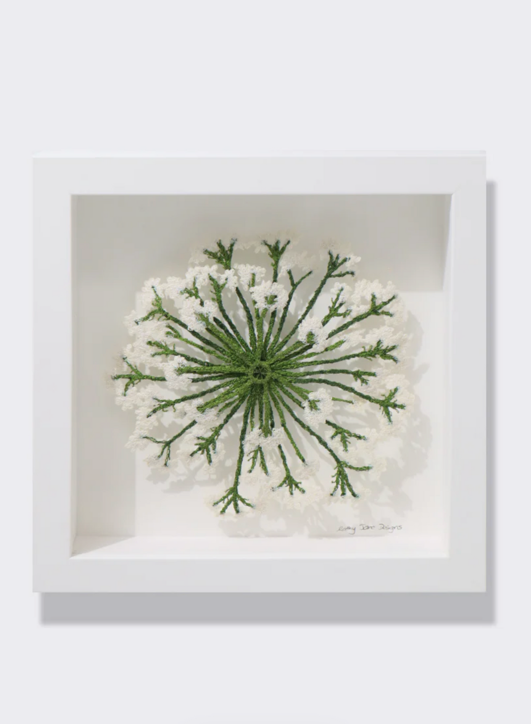 Queen Anne's lace 3D Thread Sculpture #1.