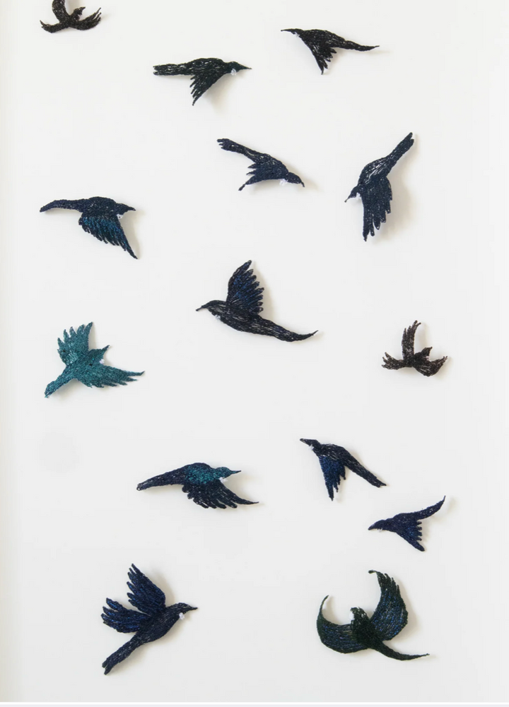 Dance of the Tui 3D Thread Sculpture #4.