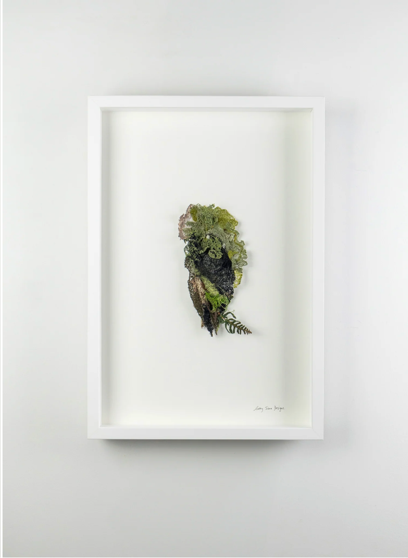 Layers of Lichen 3D Thread Sculpture #2.