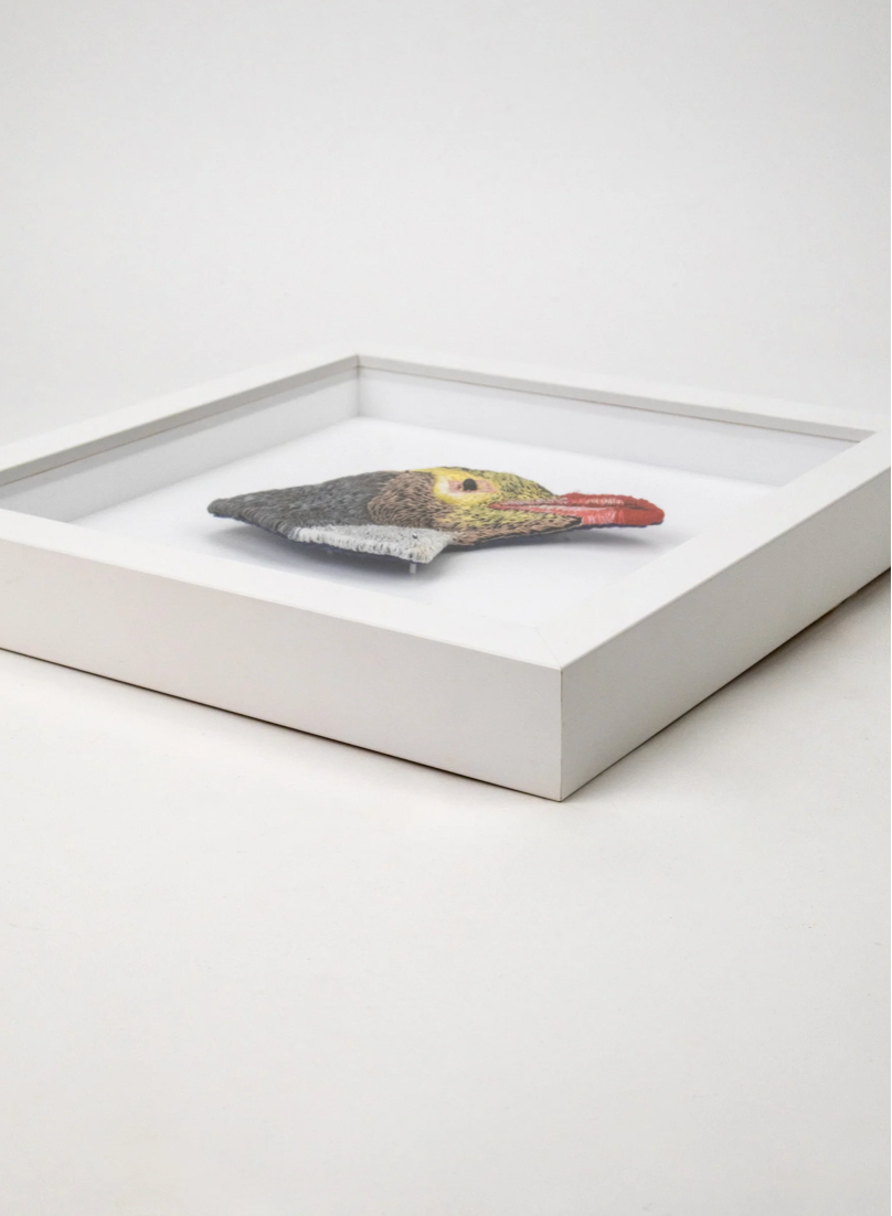 Yellow eyed penguin 'Hoiho'  3D Thread Sculpture #2.