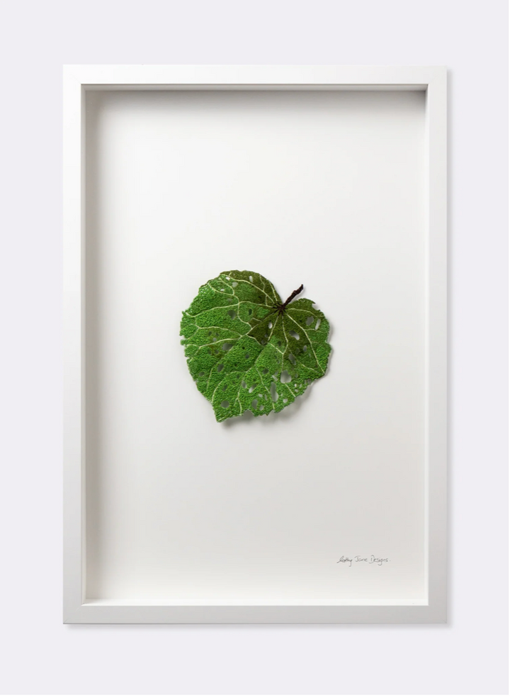 Kawakawa Leaf 3D Thread Sculpture #5.