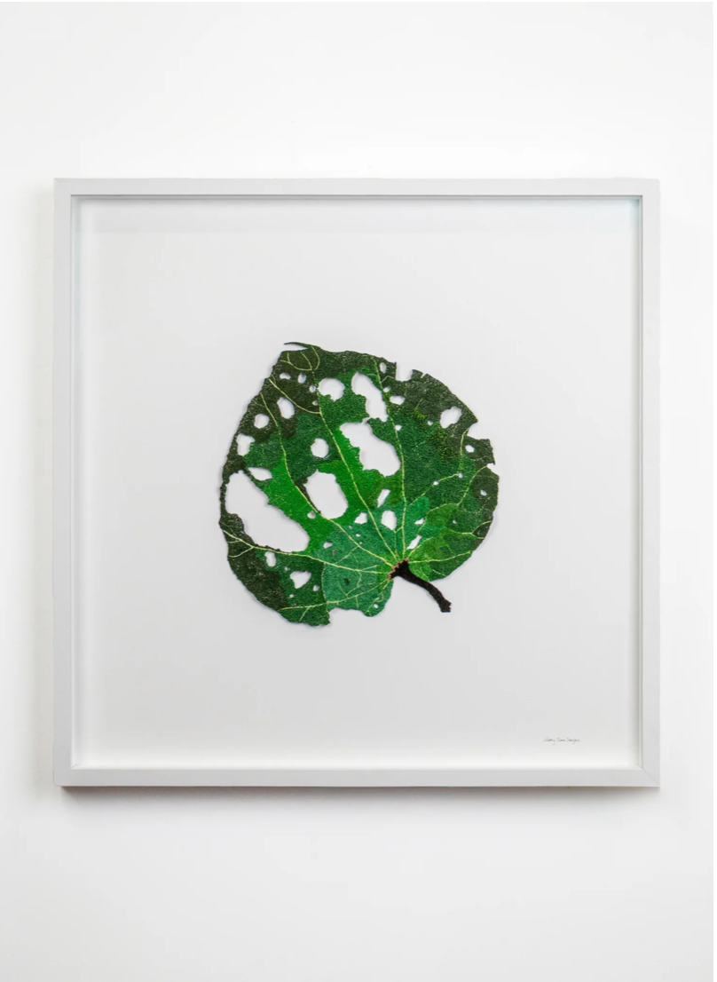 Giant Kawakawa Leaf 3D Thread Sculpture #3.