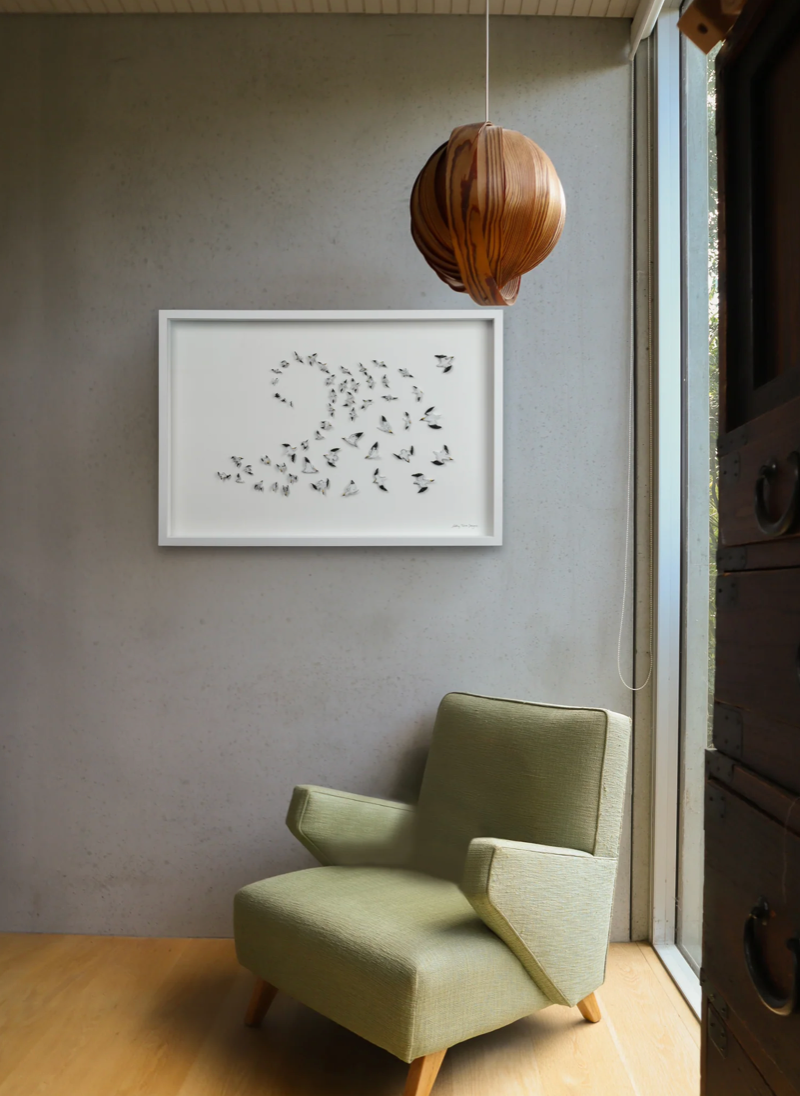 Insatiable Gannets 3D Thread Sculpture. #2