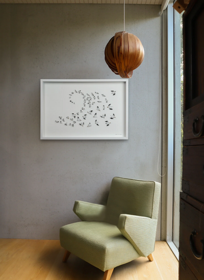 Insatiable Gannets 3D Thread Sculpture. #2