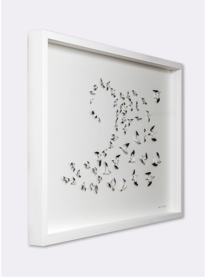 Insatiable Gannets 3D Thread Sculpture. #2