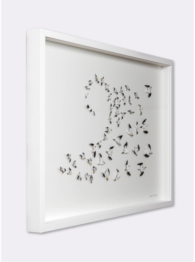 Insatiable Gannets 3D Thread Sculpture. #2