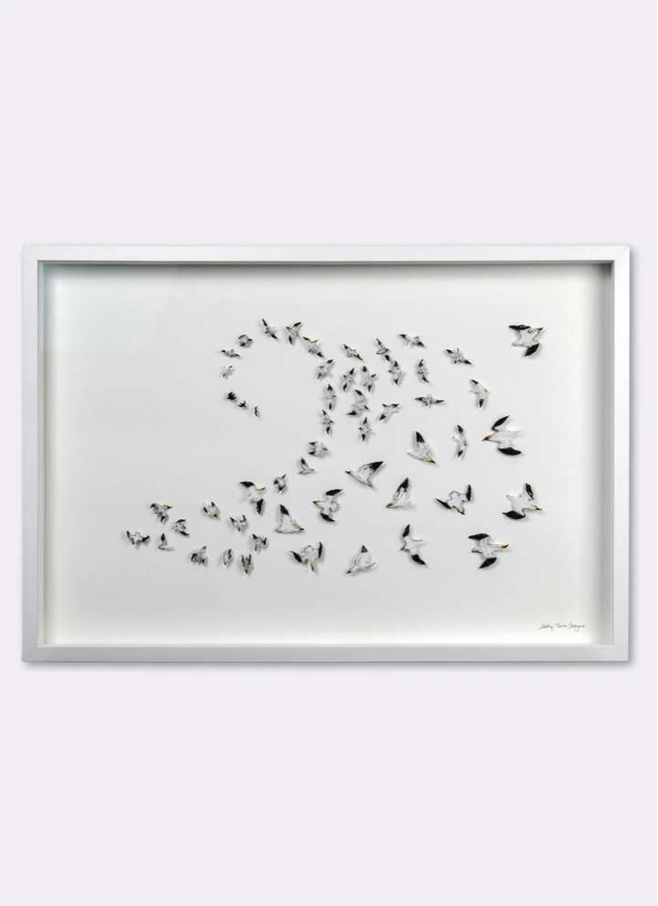 Insatiable Gannets 3D Thread Sculpture. #2