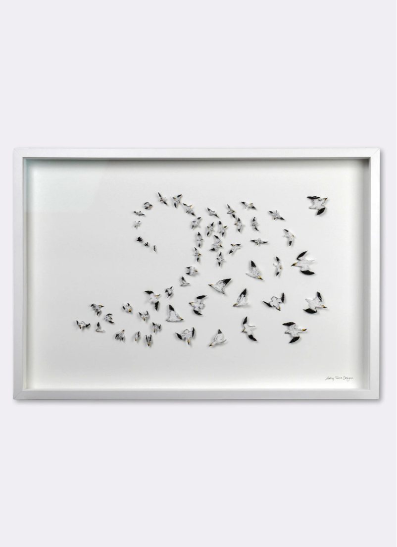 Insatiable Gannets 3D Thread Sculpture. #2