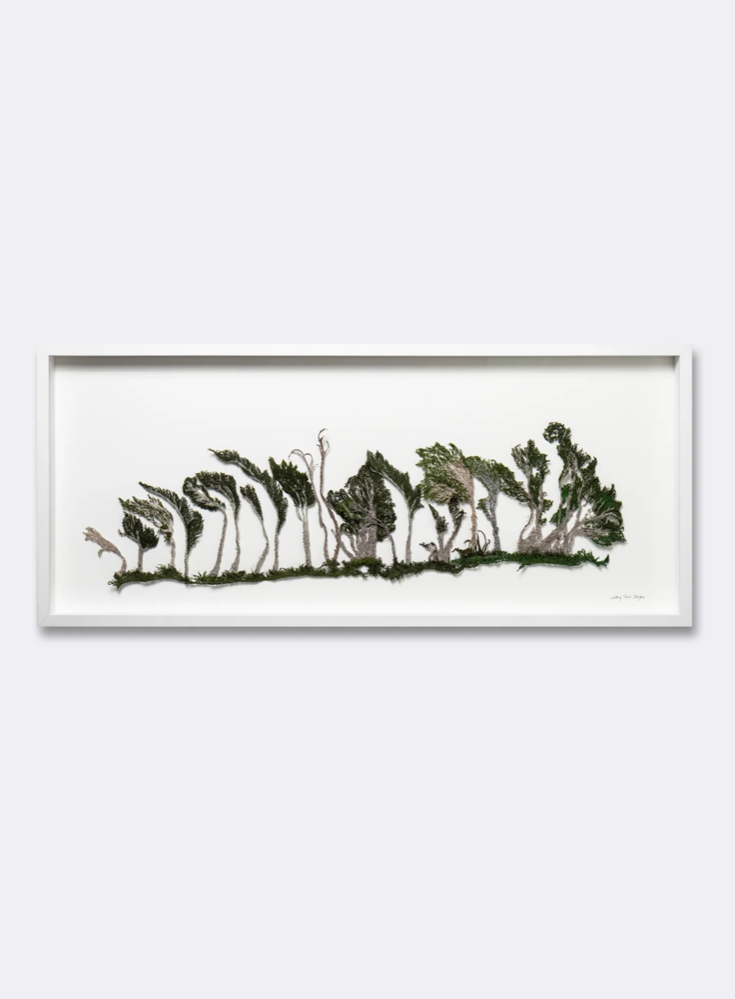 Windblown - Slope Point 3D Thread Sculpture. #2