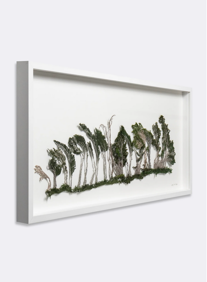 Windblown - Slope Point 3D Thread Sculpture. #2