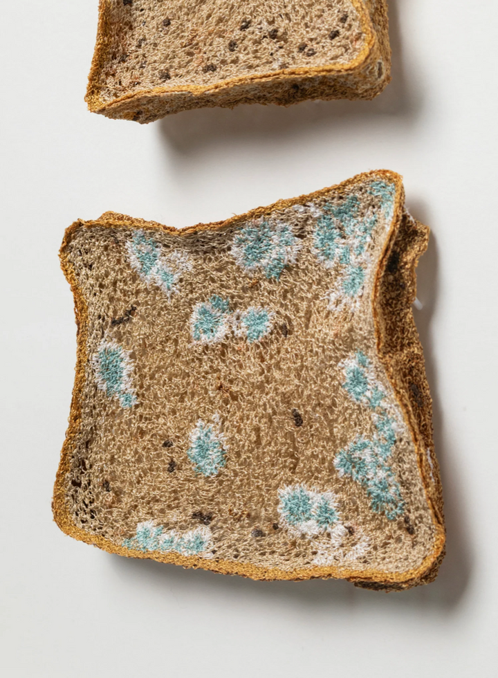 Bread Trio. 3D Thread Sculptures. #2.  Fibre Art.