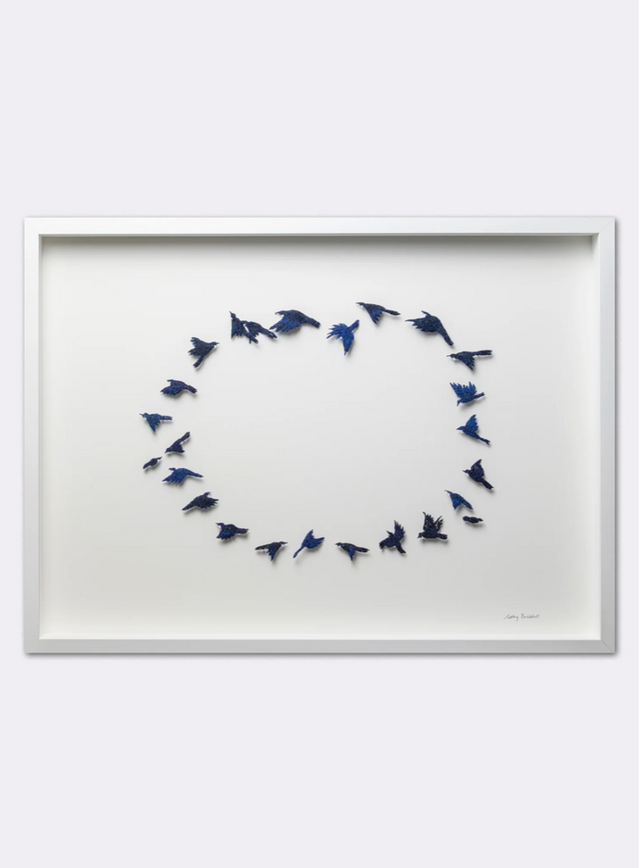 Dance of the Tui 3D Thread Sculpture #9.
